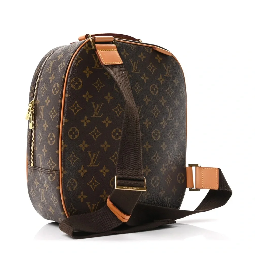 Vintage Louis Vuitton 2001 brown monogram backpack